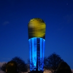 dsc00009 /Wasserturm Altdorf Lichtinstallation
