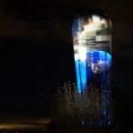 dsc00050 / Wasserturm Altdorf Lichtinstallation