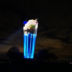 dsc00078 / Wasserturm Altdorf Lichtinstallation