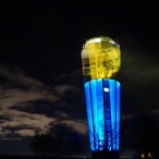 dsc00115 / Wasserturm Altdorf Lichtinstallation