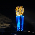 dsc00123 / Wasserturm Altdorf Lichtinstallation