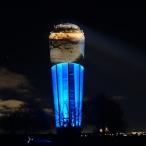 dsc00125 / Wasserturm Altdorf Lichtinstallation