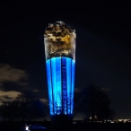 dsc00128 / Wasserturm Altdorf Lichtinstallation